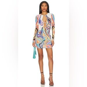 AFRM Spring Marble Posey Mini Dress